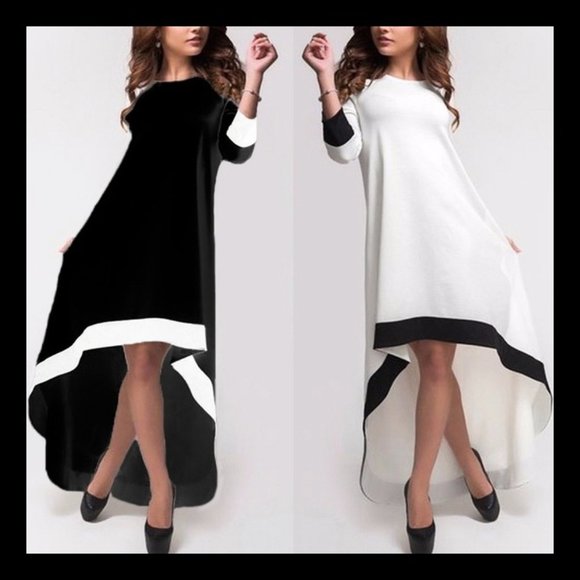 Zanzea Dresses & Skirts - 💙$10 Black Satin Dress